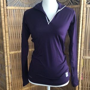 Fitted Nike Pro collar fleece